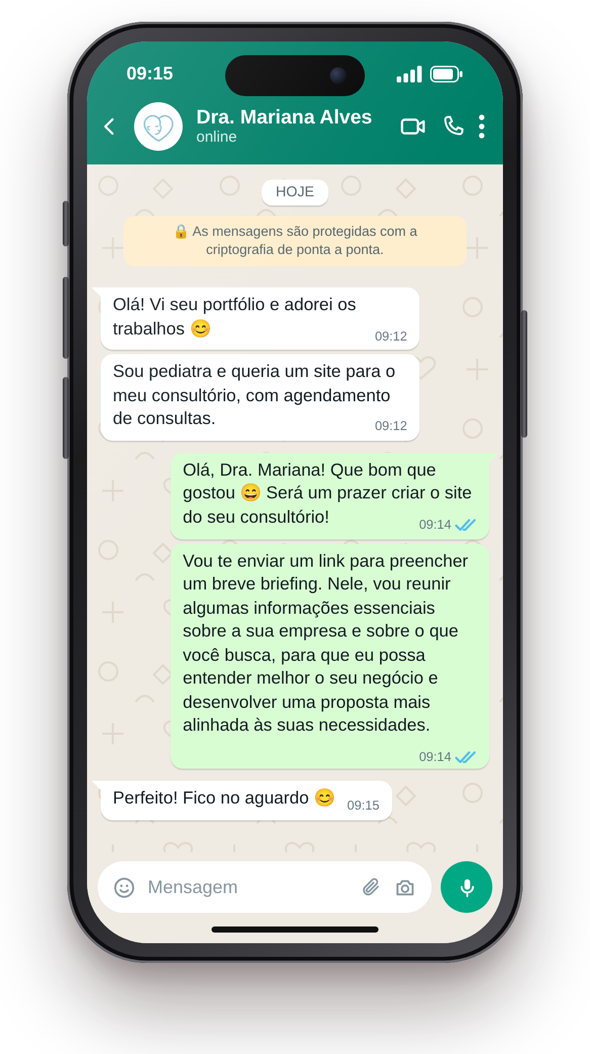 Bate-papo cliente